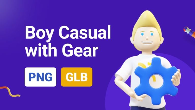 Boy RRG Carrying Gear 3D Assets
