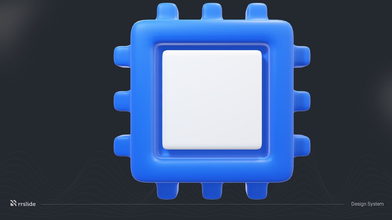Icon Chip 3D Assets