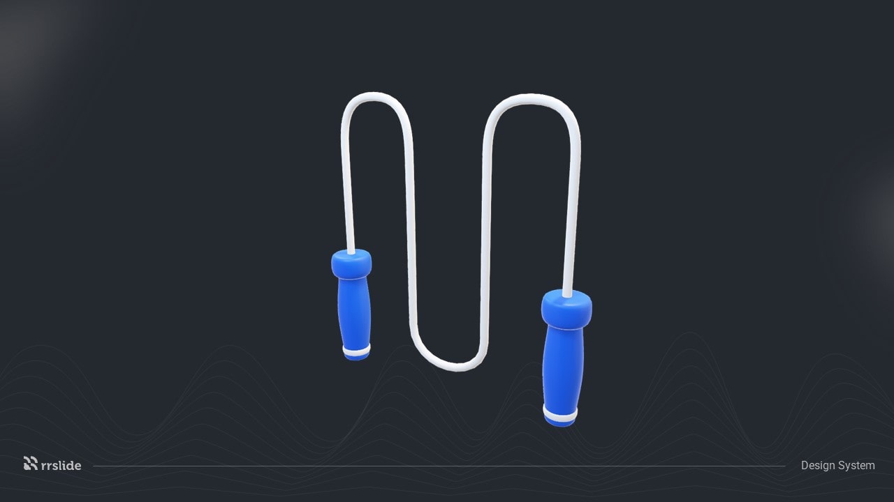 Icon Skipping Rope 3D Assets