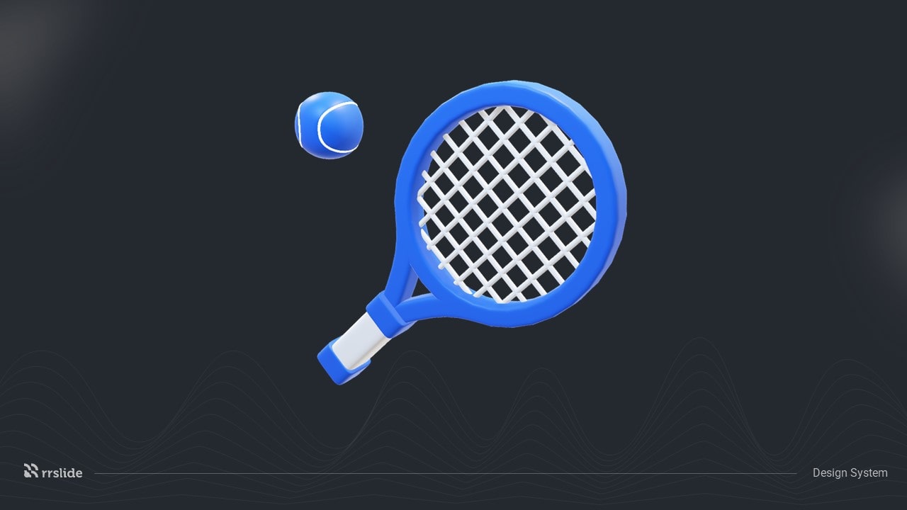 Icon Tenis 3D Assets