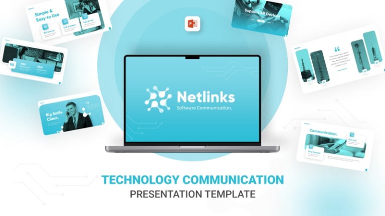 Netlinks Technology PowerPoint Template
