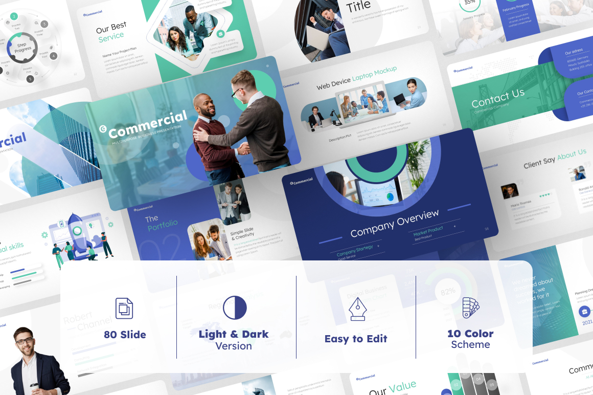 Commercial Multipurpose PowerPoint Templates