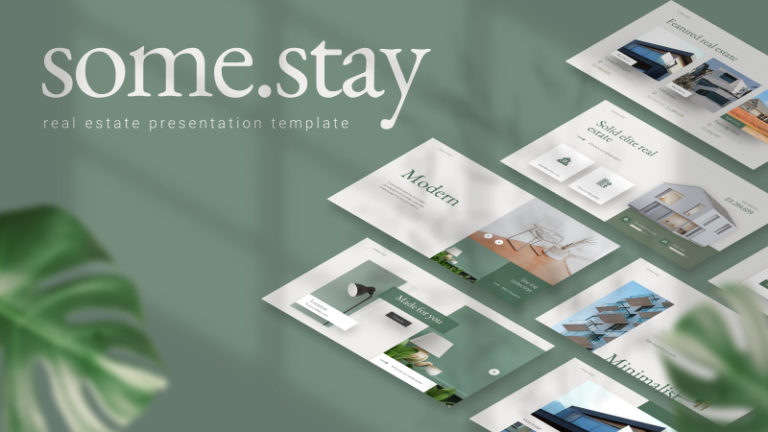 Somestay Real Estate PowerPoint Templates
