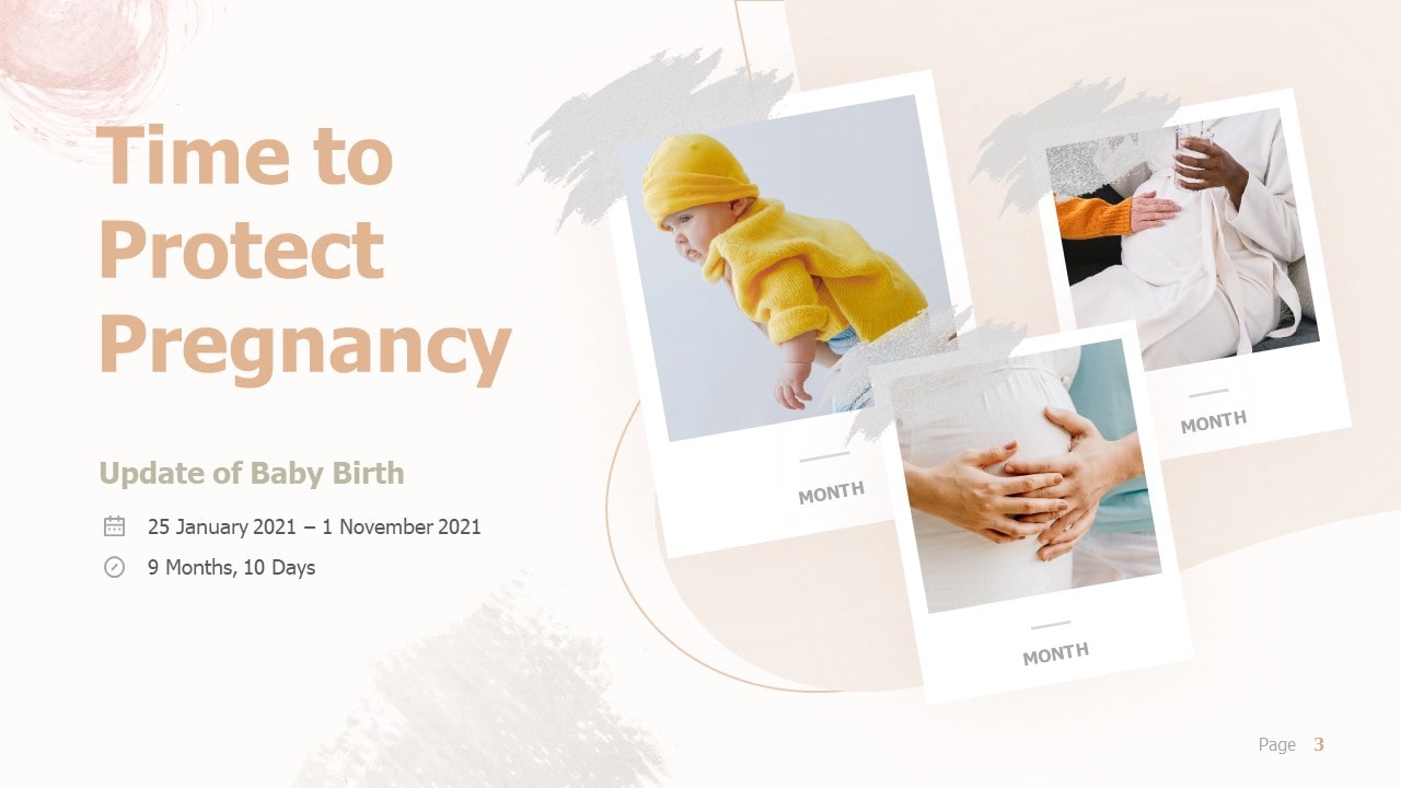Welcome Baby Service PowerPoint Template