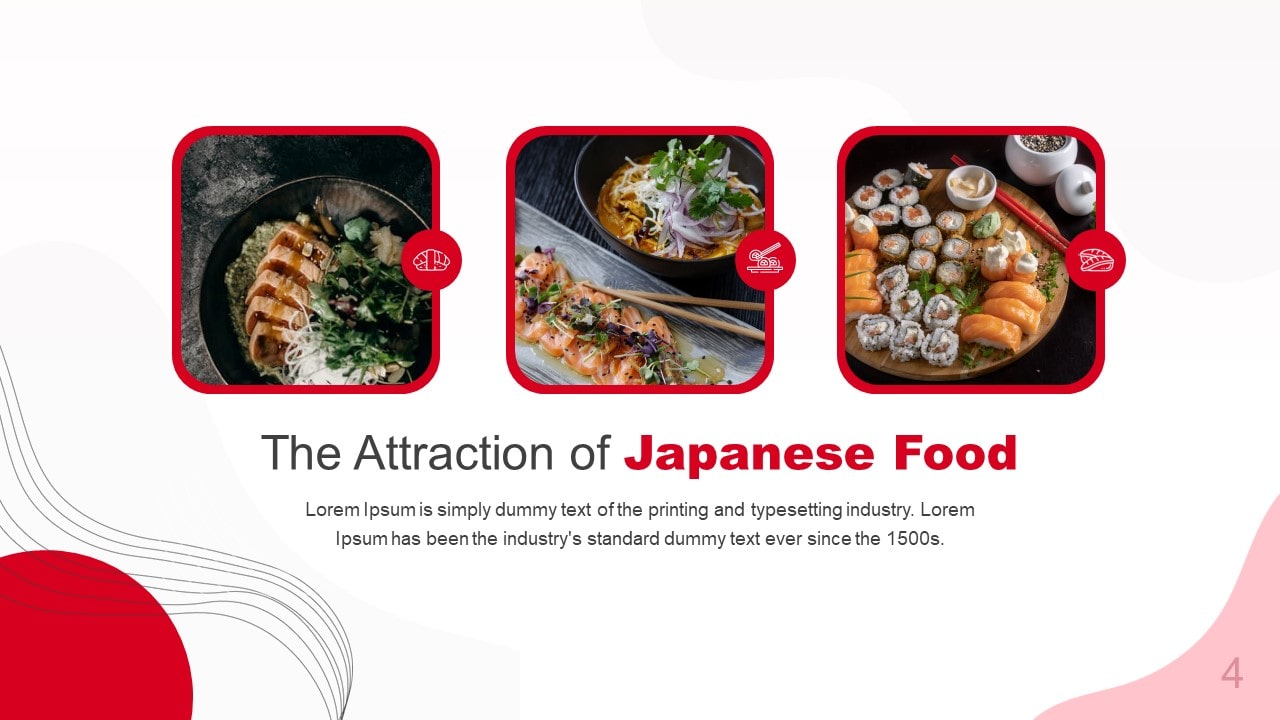 Sushi Food PowerPoint Templates