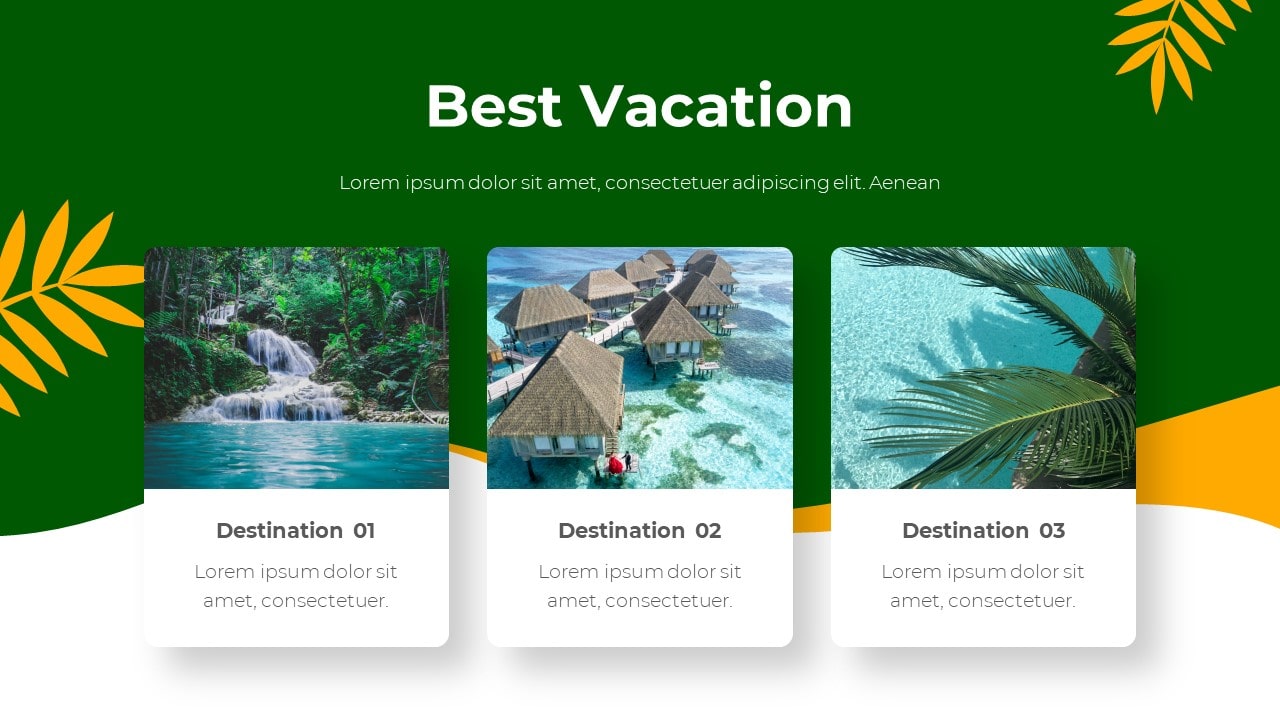 Tropical Nature PowerPoint Template