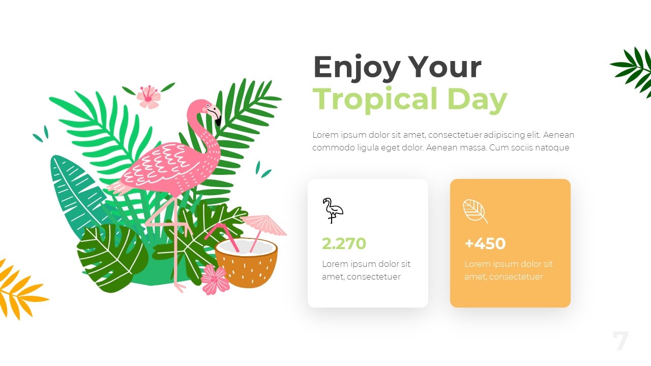 Tropical Nature PowerPoint Template