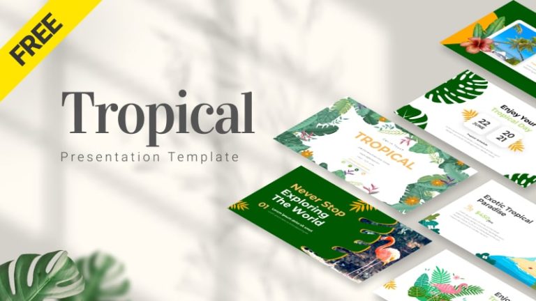 <span itemprop="name">Tropical Nature PowerPoint Template</span>