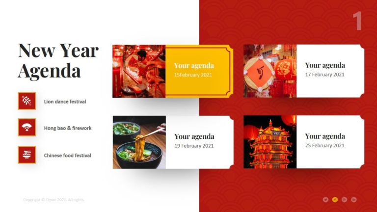 Chinese New Year Agenda Slides