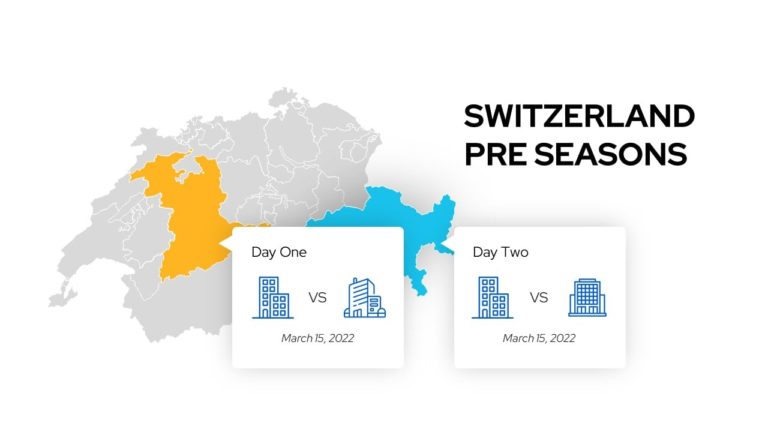 Switzerland Map Infographic Template