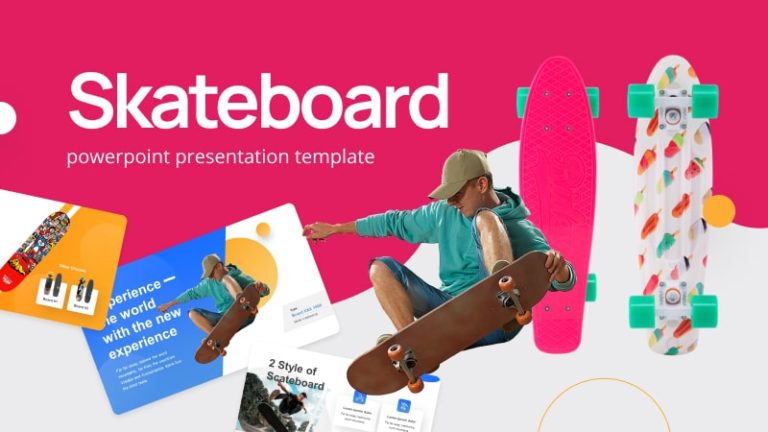 Skateboard Sport PowerPoint Template