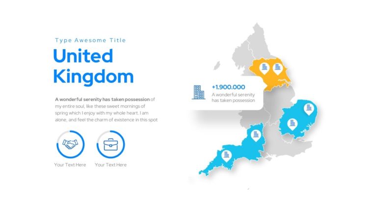 United Kingdom Map Infographic Template