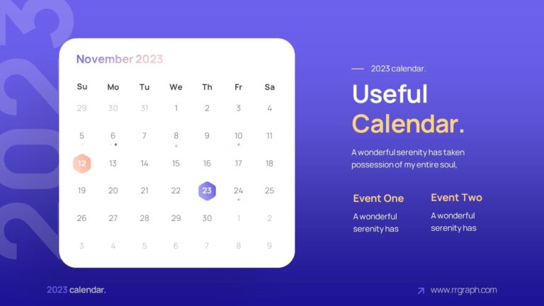 2023 Calendar Slides PPT - November-min