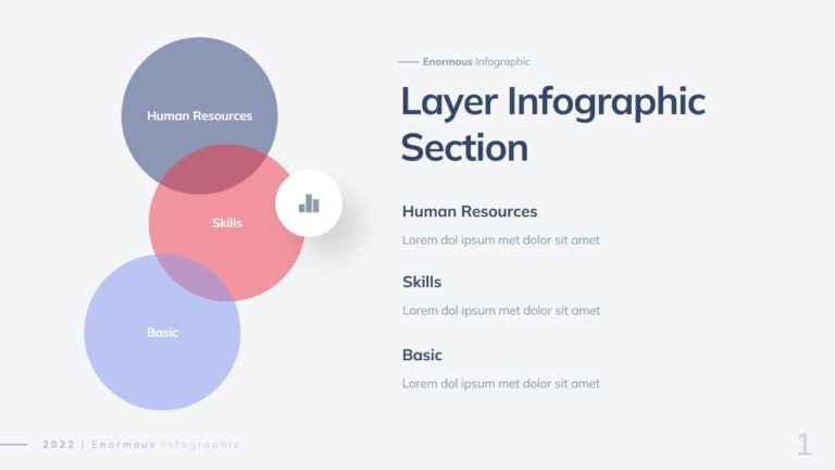 3 Layers Infographic Template 2 - 2022