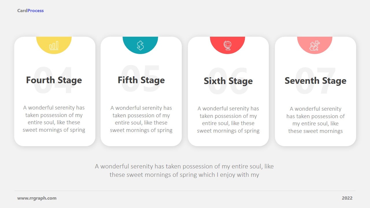 4 Stage Process Diagrams Infographic