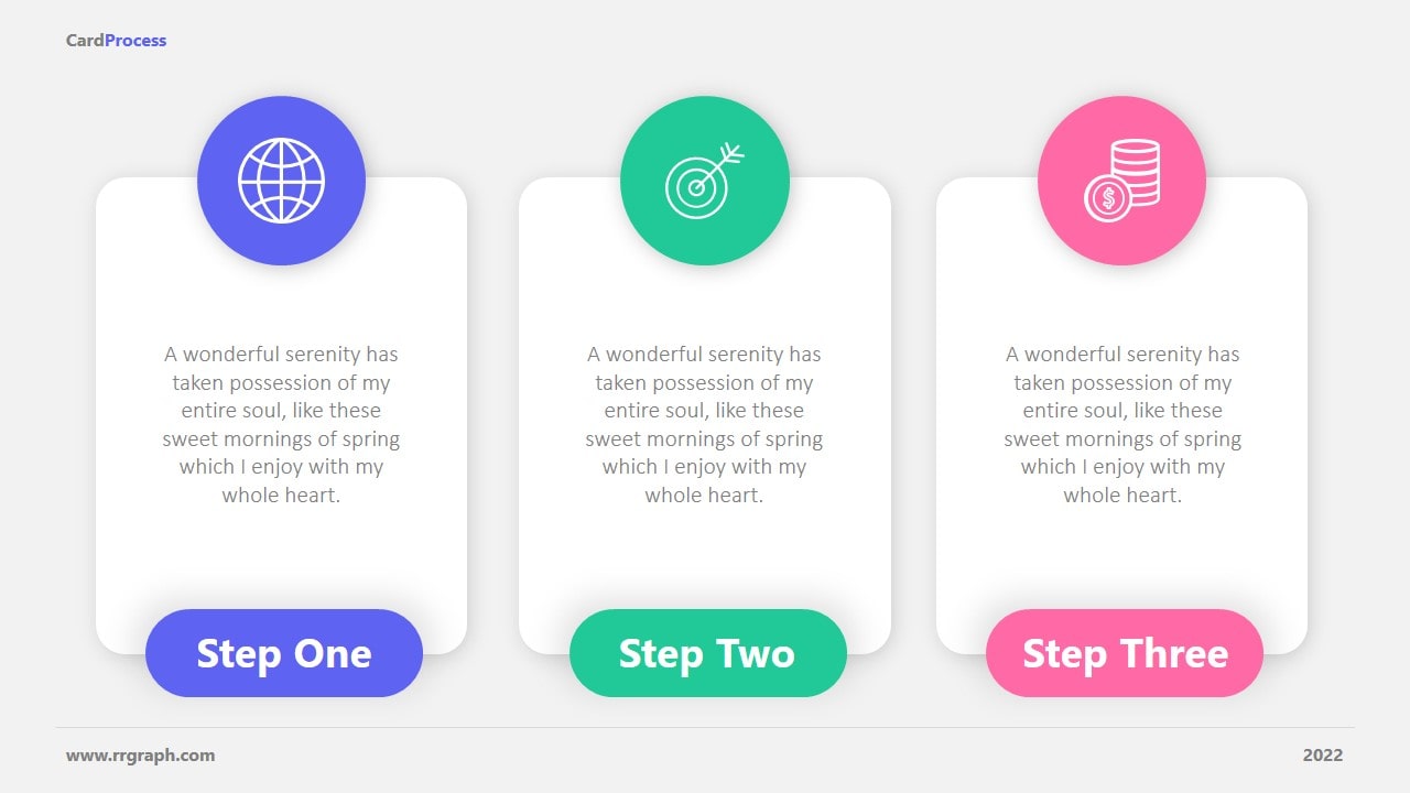 3 Step Process Diagrams Infographic