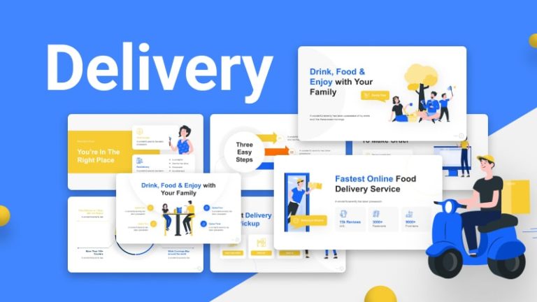 Delivery Service PowerPoint Templates