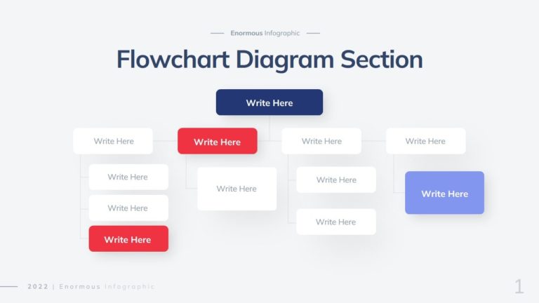 Flowchart Diagram Infographic