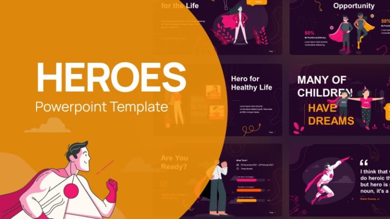 Heroes Event PowerPoint Templates
