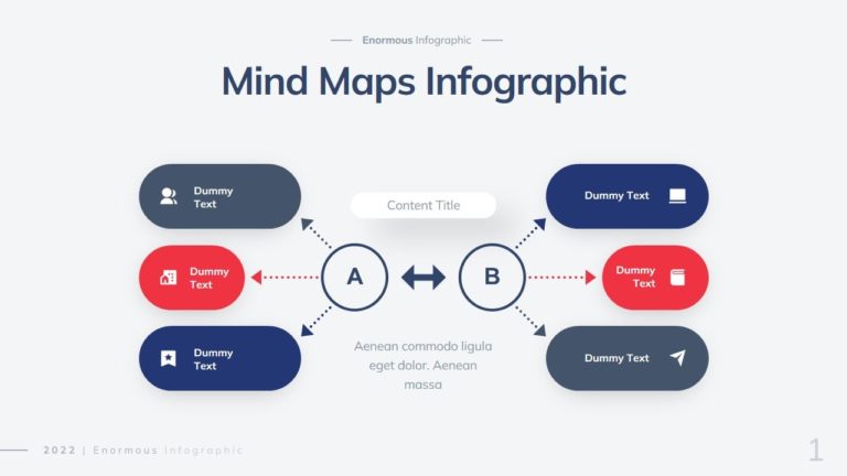 2 Option Mind Maps Infographic