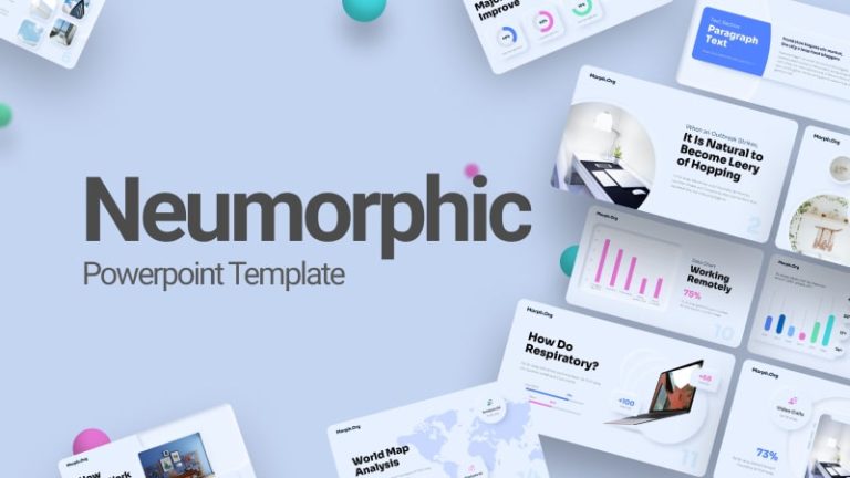 Neumorphic Business PowerPoint Templates