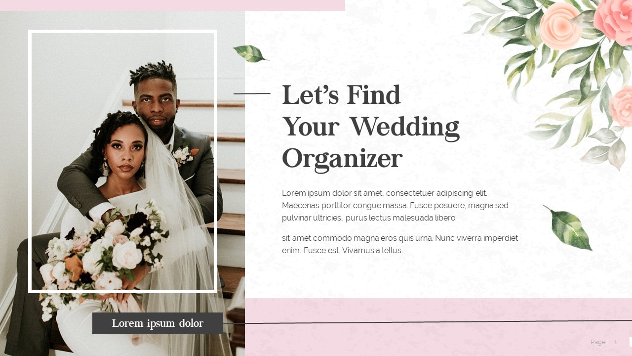 Wedding Planner Service Powerpoint Template
