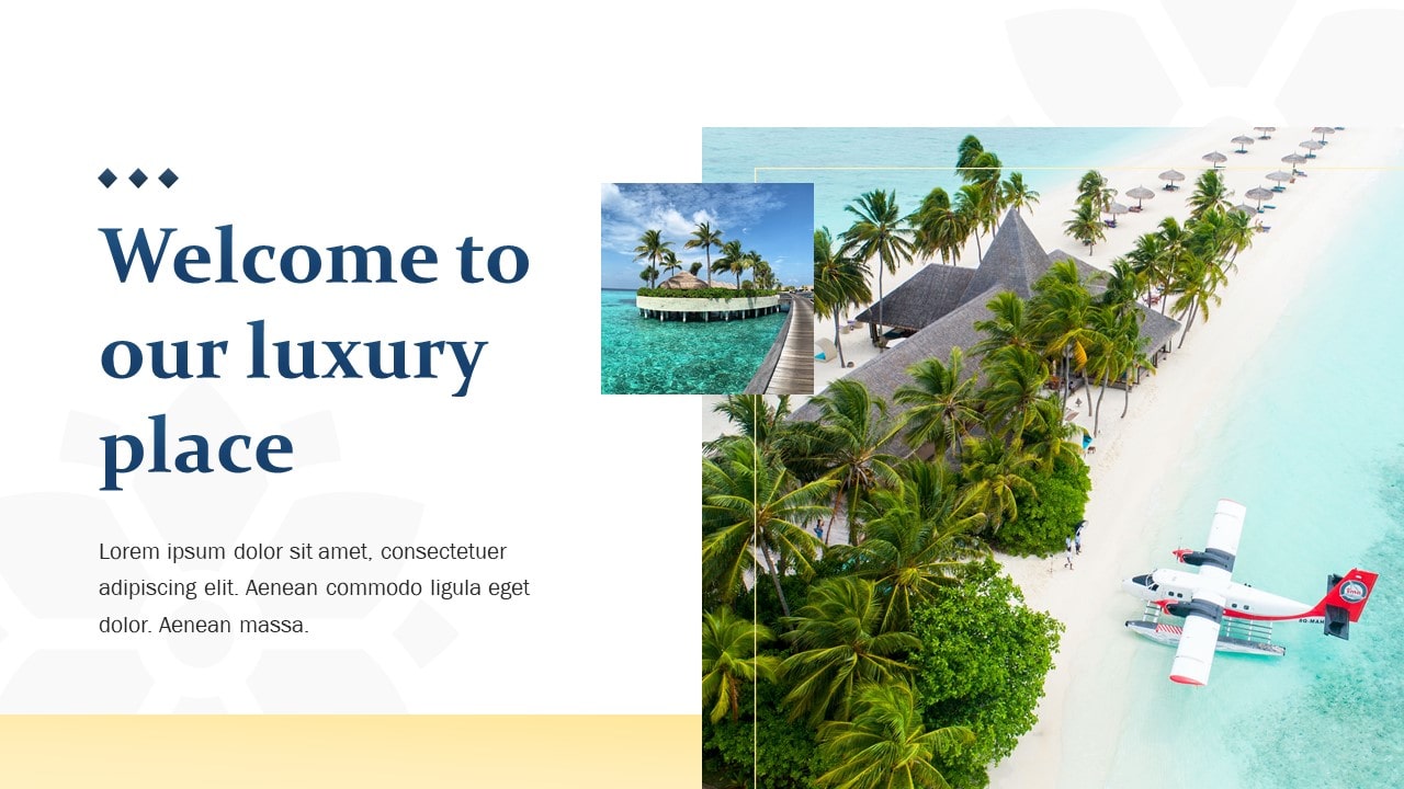 Luxury Travel Service PowerPoint Templates