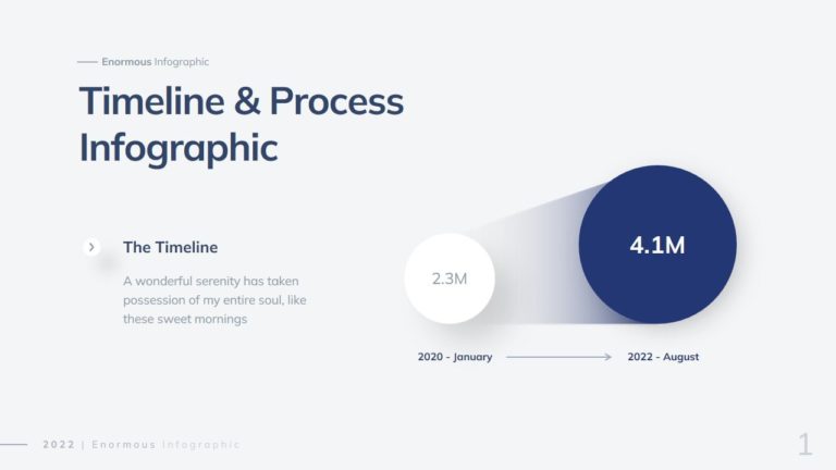 Timeline & Process Infographic Template - 2022