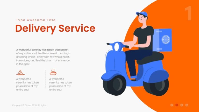 2 Point Delivery Service Infographic