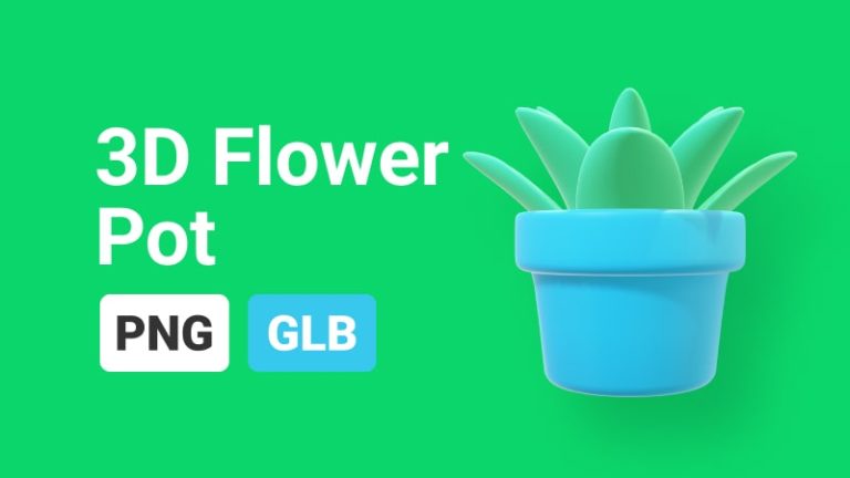 3D Flower Pot-min