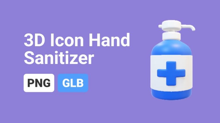 <span itemprop="name">Hand Sanitizer Icon 3D Assets</span>