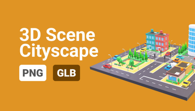 3D Scene Cityscape