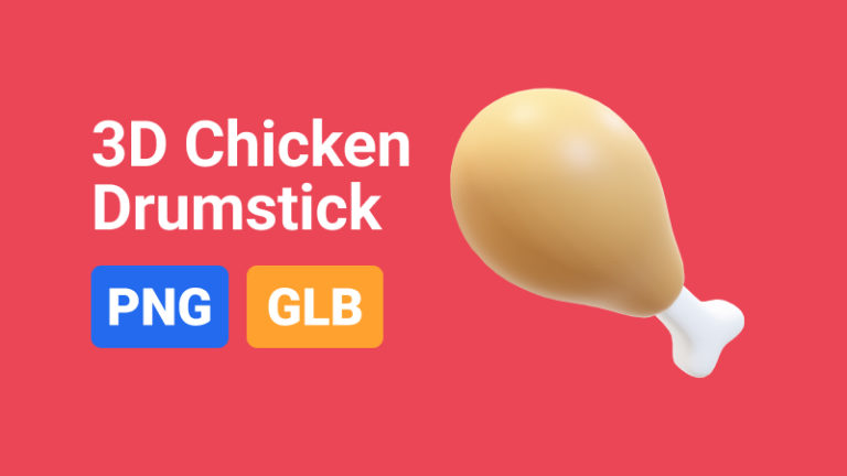 Chicken Drum 3D Assets - Thumbnail