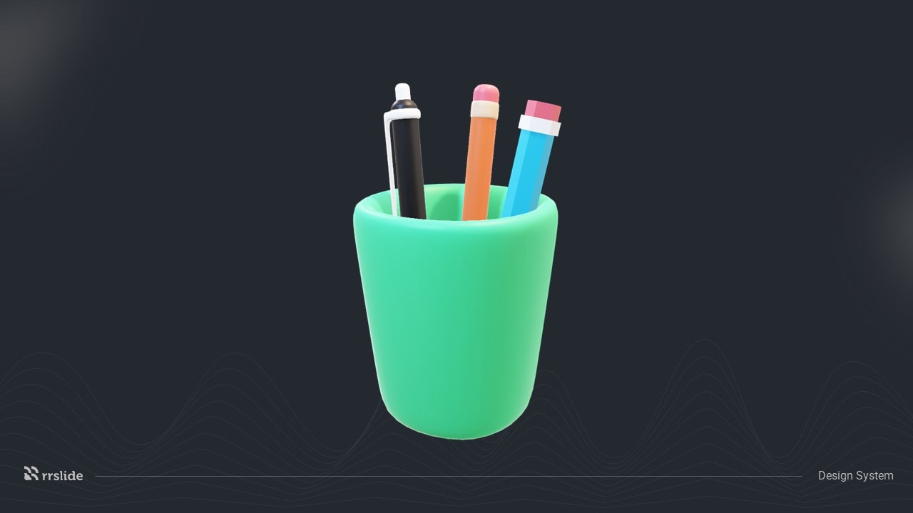 Cup Stationery 3D Assets
