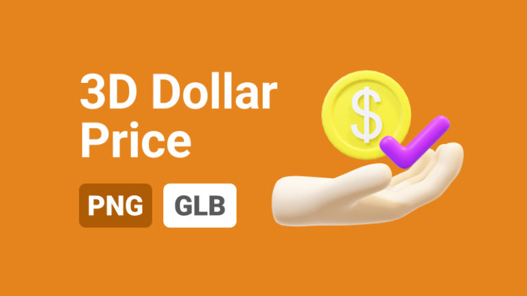 Dollar Price 3D Assets - Thumbnail