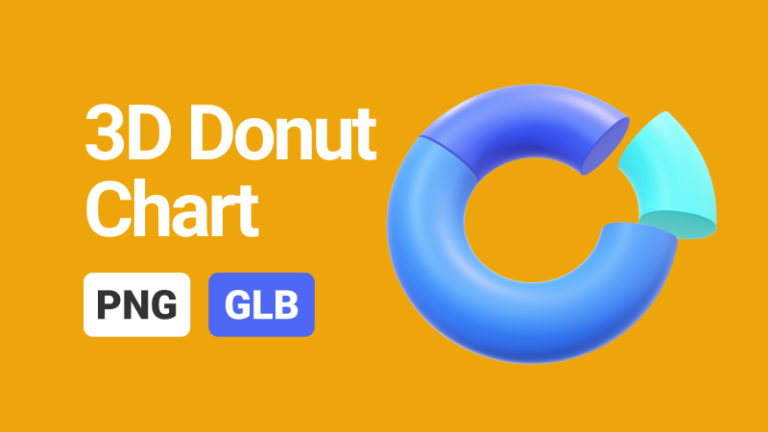 Donut Chart 3D Assets - Thumbnail