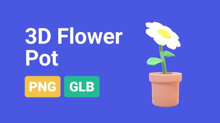 Flower Pot 3D Assets-3-min