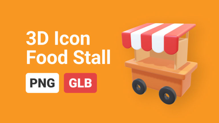 Food Stall 3D Assets