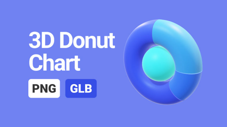 Full Donut Chart 3D Assets