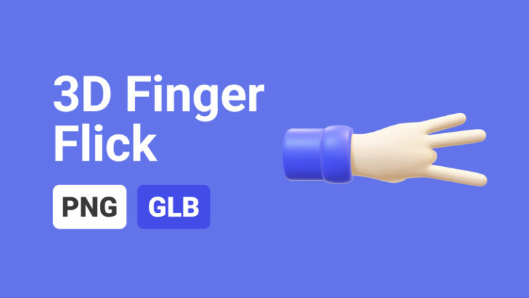 Hand Flick 3D Assets - Thumbnail