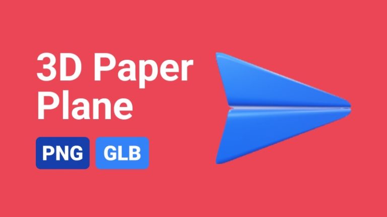 Icon Blue Paper Plane-min