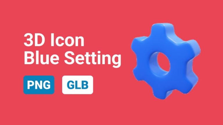 Setting Icon 3D Assets