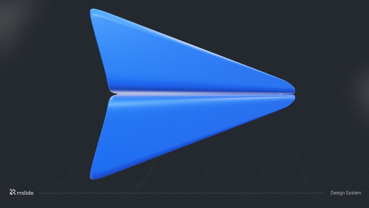 Paper Airplane Icon 3D Assets-min