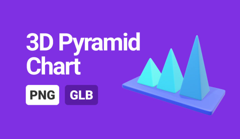 Pyramid Chart 3D Assets - Thumbnail