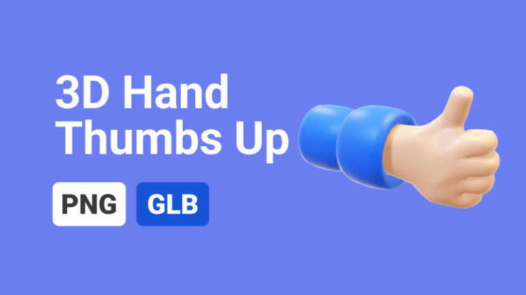Thumbs Up 3D Assets - Thumbnail