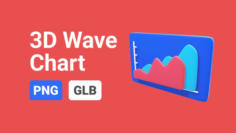 Wave Chart 3D Assets - Thumbnail