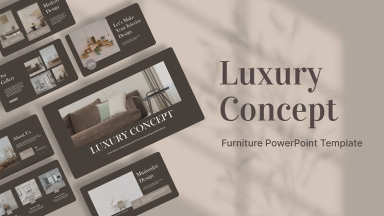 Luxury Concept Architecture PowerPoint Templates