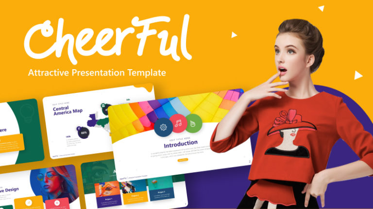 Cheerful Attractive Powerpoint Template