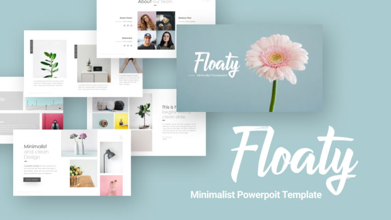 Floaty Minimalist Presentation Template